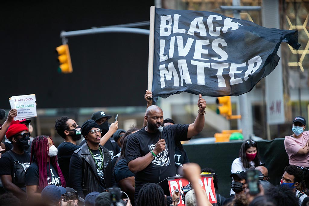 Black Lives Matter protest Times Square New York City June 7 2020 Photo by Anthony Quintano