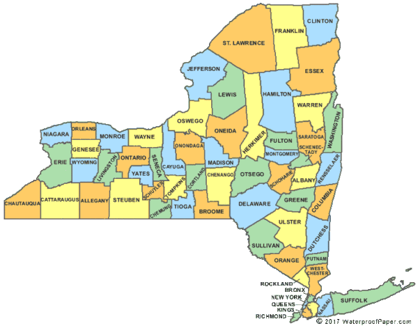 New York counties