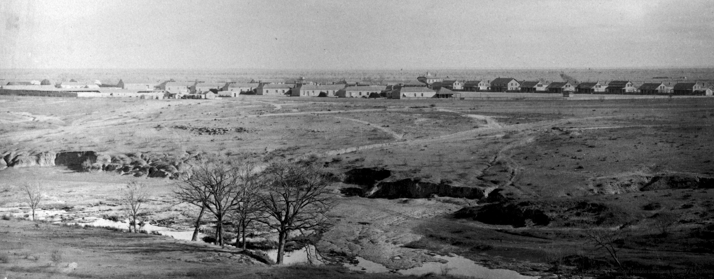 Fort Concho,ca. 1875 (Photo Courtesy of Fort Concho National Historic Landmark Library & Archives)