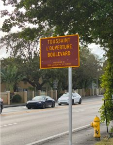 Toussaint L'Overture Boulevard